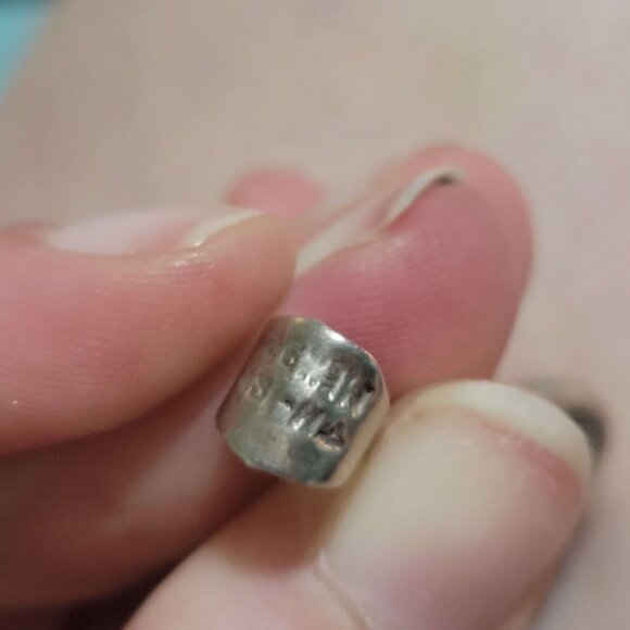 925 Sterling Silver Vintage Mexico Mayan Calendar Round Oxidized Pendant - Picture 2 of 2